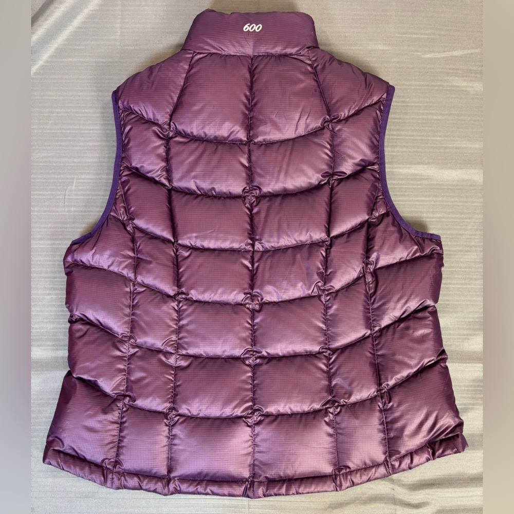 WindRiver Women’s 600 Fill Down Vest Purple Puffer 2XL Ripstop - Picture 5 of 9
